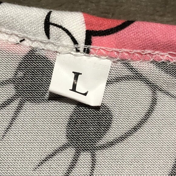 Disney Minnie Mouse Pyjamas 2 Piece Kids Sz L (0186) NEW No Tags - Picture 4 of 10